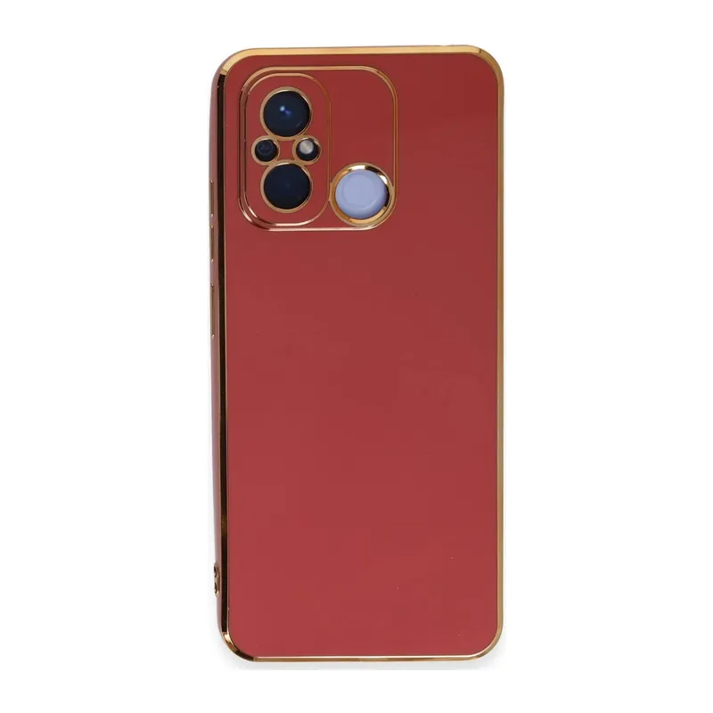 Xiaomi Redmi 12C Uyumlu Kılıf Volet Silikon - Kırmızı