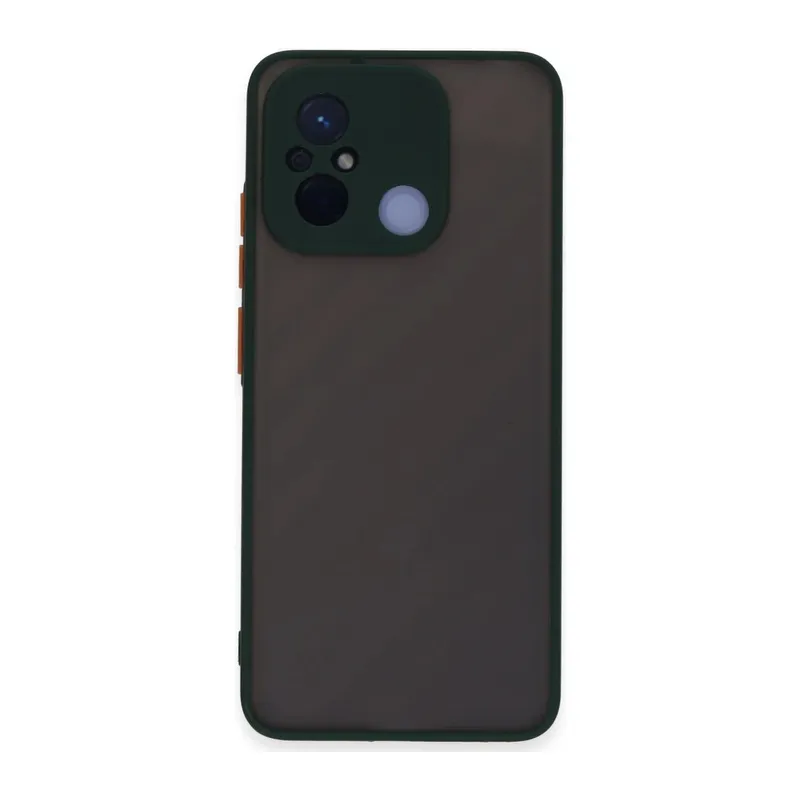 Xiaomi Redmi 12C Uyumlu Kılıf Montreal Silikon Kapak - Yeşil