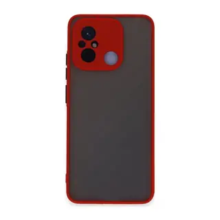 Xiaomi Redmi 12C Uyumlu Kılıf Montreal Silikon Kapak - Kırmızı