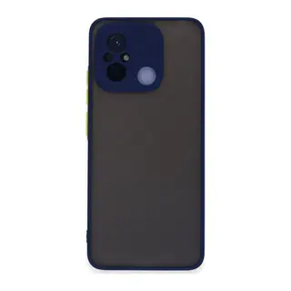 Xiaomi Redmi 12C Kılıf Montreal Silikon Kapak - Lacivert