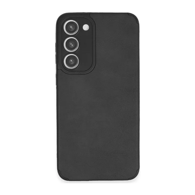 Samsung Galaxy S23 Plus Uyumlu Kılıf Loop Deri Silikon - Siyah