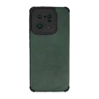 Xiaomi Mi 13 Pro Uyumlu Kılıf Loop Deri Silikon - Yeşil