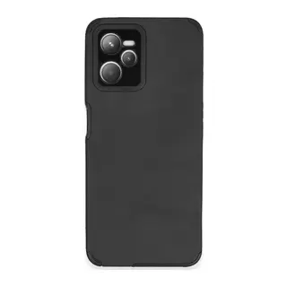 Realme C35 Kılıf Loop Deri Silikon - Siyah