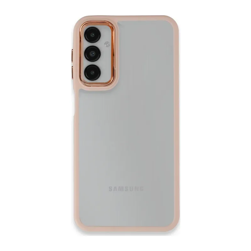 Samsung Galaxy A14 4G Kılıf Dora Kapak - Pudra