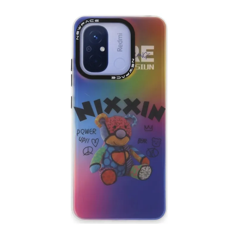 Xiaomi Redmi 12C Uyumlu Kılıf Estoril Desenli Kapak - Estoril - 11