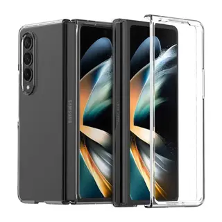 Samsung Galaxy Z Fold 3 Uyumlu Kılıf Fold TPU Silikon - Şeffaf