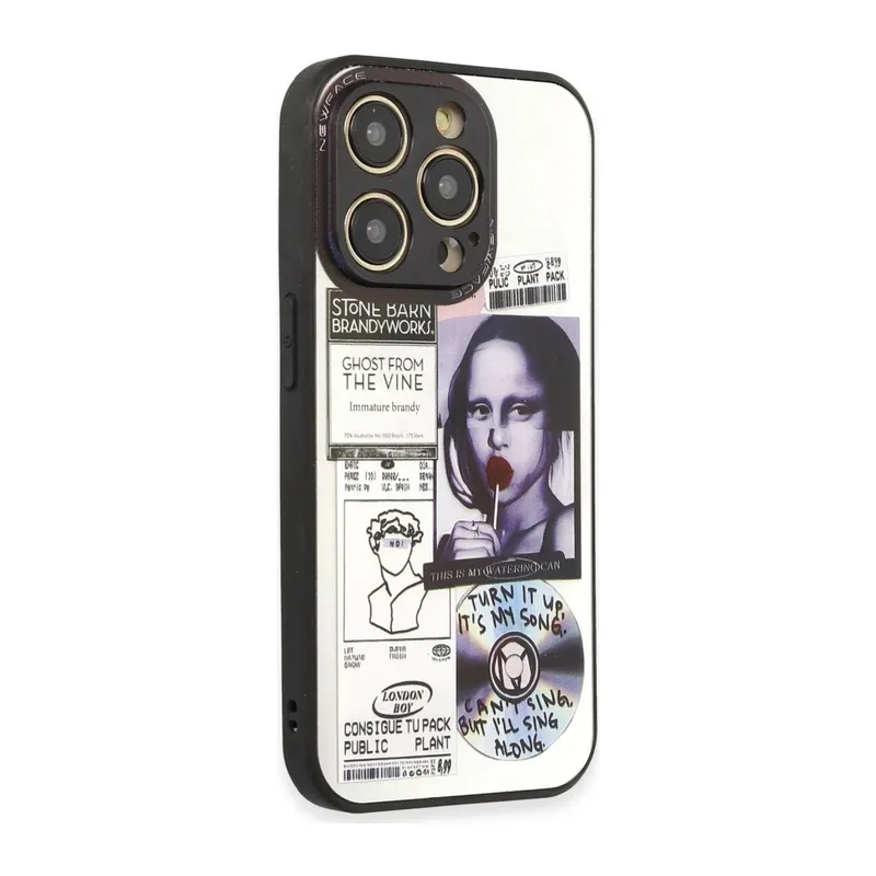 Apple iPhone 14 Pro Uyumlu Kılıf Mirror Desenli Kapak - Mirror - 2