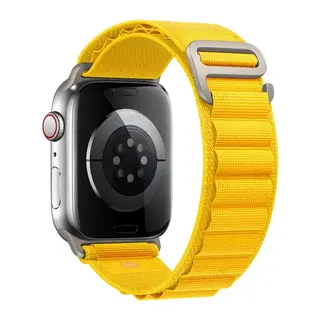 Apple Watch 38mm Uyumlu Mountain Kordon - Sarı
