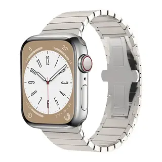 Apple Watch 38mm Uyumlu KR413 Fine Steel Kordon - Yıldız Işığı