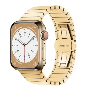 Apple Watch 42mm Uyumlu KR413 Fine Steel Kordon - Gold