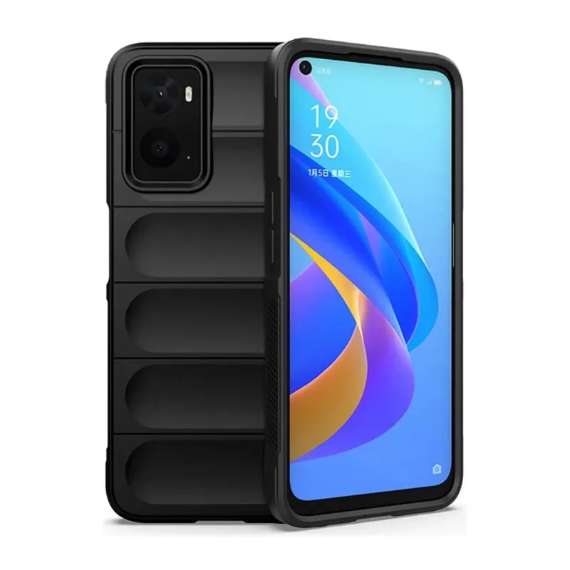 Realme 9i 4G Uyumlu Kılıf Optimum Silikon - Siyah