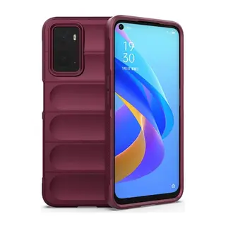 Realme 9i 4G Uyumlu Kılıf Optimum Silikon - Bordo