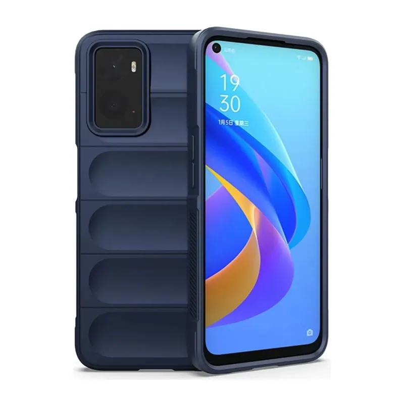 Realme 9i 4G Uyumlu Kılıf Optimum Silikon - Lacivert