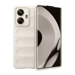 Realme 10 Pro 5G Uyumlu Kılıf Optimum Silikon - Krem