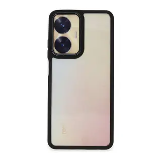 Realme C55 Uyumlu Kılıf Dora Kapak - Siyah