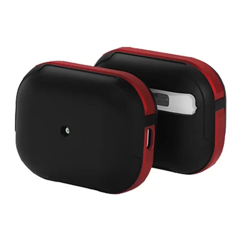 Movenchy Apple Airpods 3 (3.nesil) MO-A8 Armor Kılıf - Kırmızı