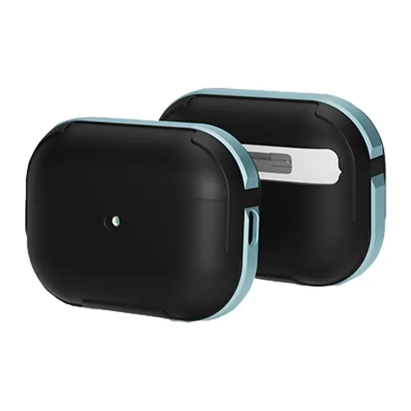 Movenchy Apple Airpods 3 (3.nesil) MO-A8 Armor Kılıf - Sierra Blue