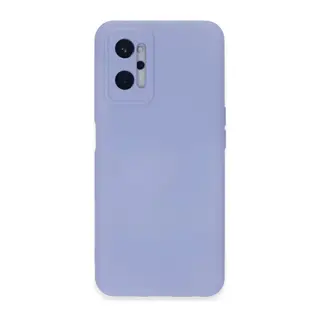 Realme 9i 4G Uyumlu Kılıf Nano içi Kadife Silikon - Lila