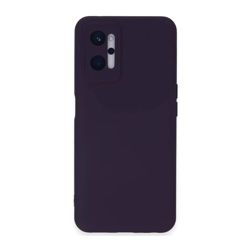 Realme 9i 4G Uyumlu Kılıf Nano içi Kadife Silikon - Mor