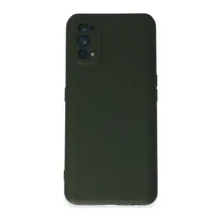Realme 7 Pro Uyumlu Kılıf Nano içi Kadife Silikon - Koyu Yeşil