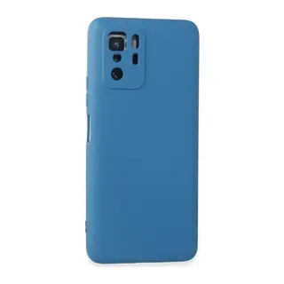 Xiaomi Poco X3 GT Uyumlu Kılıf Nano içi Kadife Silikon - Mavi