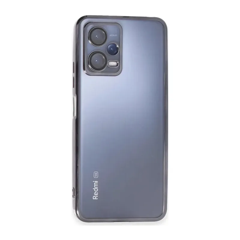 Xiaomi Redmi Note 12 Pro 5G Uyumlu Kılıf Lensli Silikon - Siyah