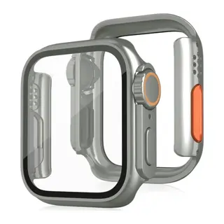 Apple Watch 44mm Uyumlu Watch 49mm Kasa Dönüştürücü ve Ekran Koruyucu - Yıldız Işığı