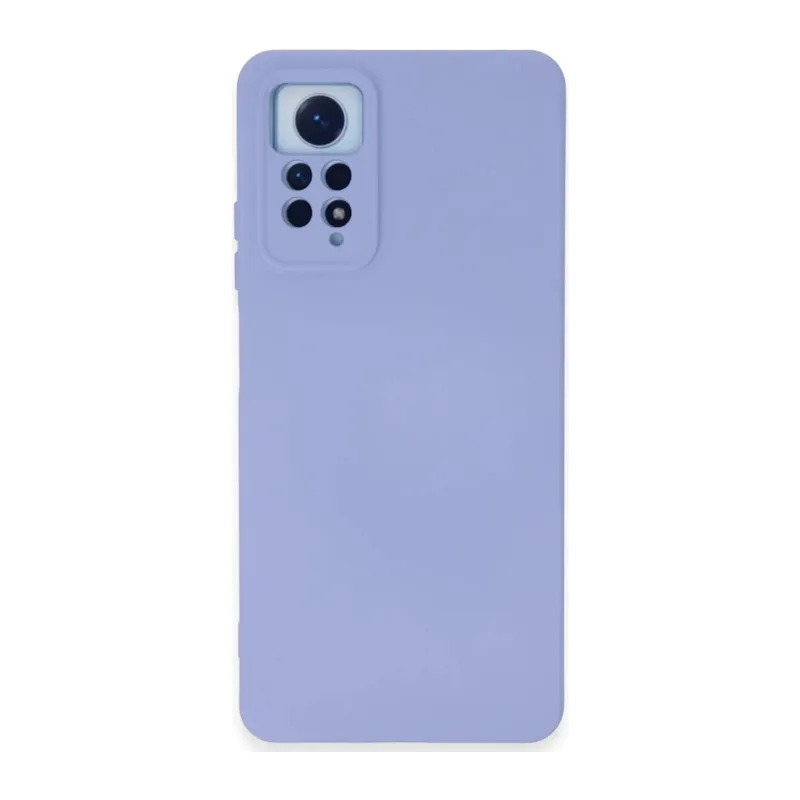 Xiaomi Redmi Note 12 Pro 4G Uyumlu Kılıf Nano içi Kadife Silikon - Lila