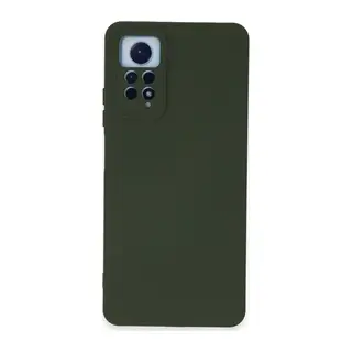 Xiaomi Redmi Note 12 Pro 4G Kılıf Nano içi Kadife Silikon - Koyu Yeşil