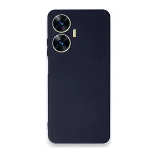 Realme C55 Uyumlu Kılıf First Silikon - Lacivert