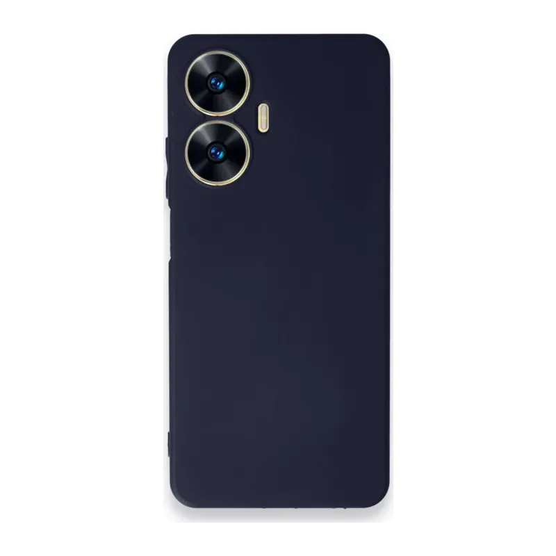 Realme C55 Uyumlu Kılıf First Silikon - Lacivert