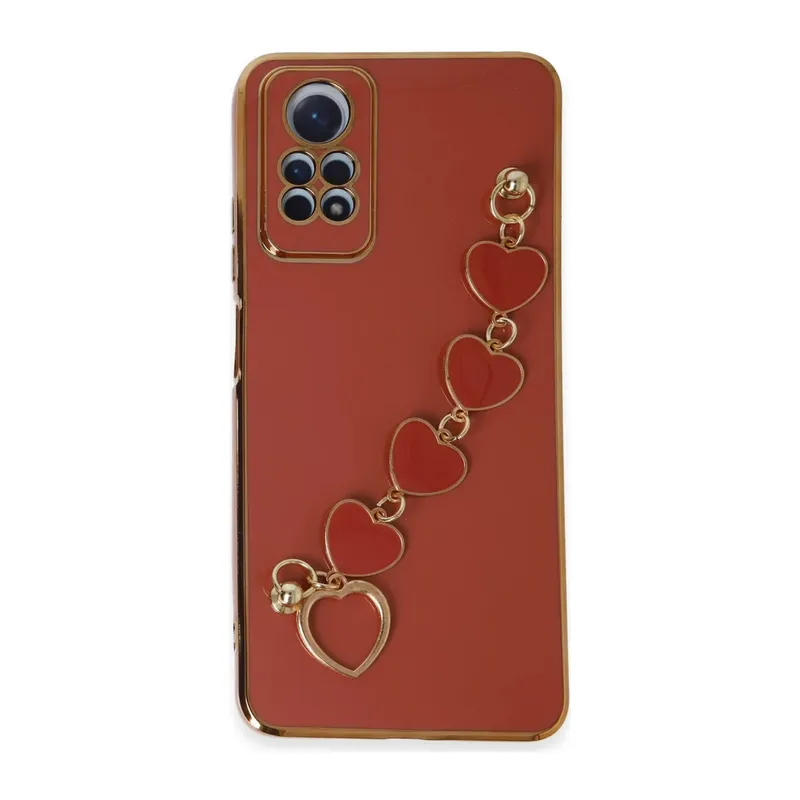 Xiaomi Redmi Note 12 Pro 4G Uyumlu Kılıf Esila Silikon - Kırmızı