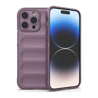 Apple iPhone 15 Pro Uyumlu Kılıf Optimum Silikon - Mor