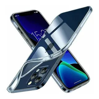 Apple iPhone 15 Pro Uyumlu Kılıf Lüx Şeffaf Silikon