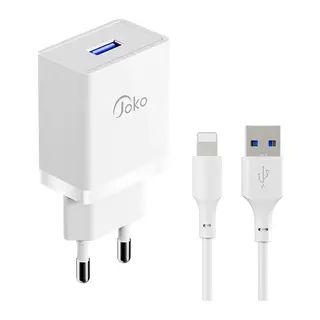 Joko JK77 12W + PX17 1M 2.4A Usb to Lightning Kablolu PD Şarj Cihazı