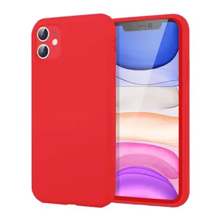 Apple iPhone 11 Kılıf First Silikon - Kırmızı