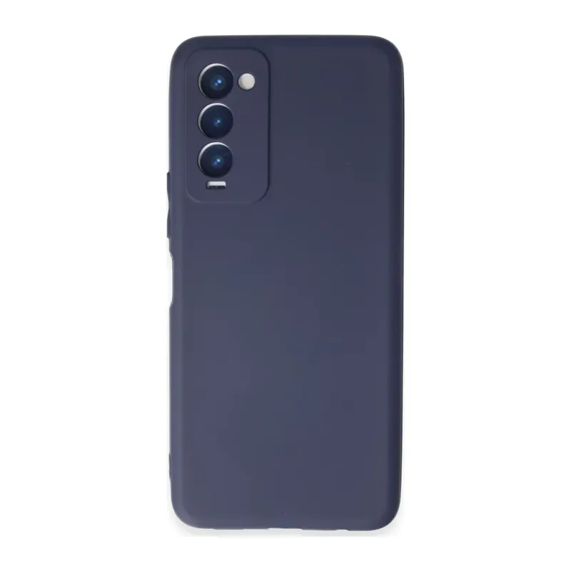 Tecno Camon 18 Uyumlu Kılıf First Silikon - Lacivert