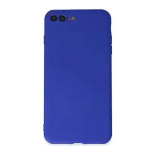 Apple iPhone 7 Plus Kılıf First Silikon - Koyu Mavi