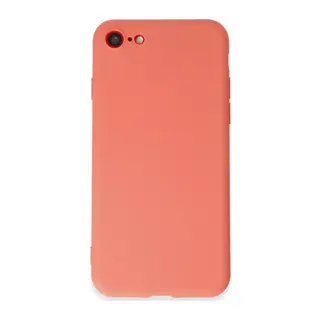 Apple iPhone 7 Uyumlu Kılıf First Silikon - Turuncu