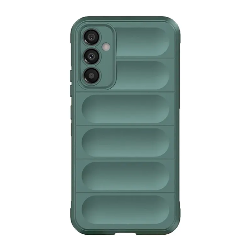 Samsung Galaxy M14 5G Uyumlu Kılıf Optimum Silikon - Koyu Yeşil