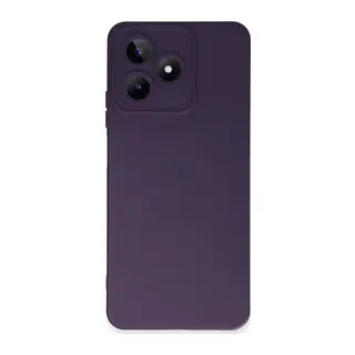 Realme C53 Uyumlu Kılıf Nano içi Kadife Silikon - Mor