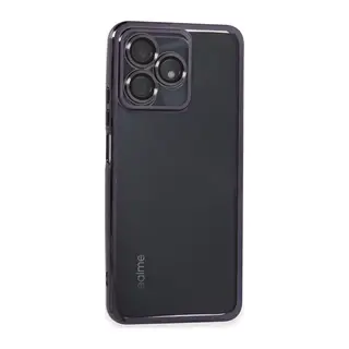 Realme C53 Uyumlu Kılıf Lensli Silikon - Mor