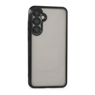 Samsung Galaxy S23 FE Uyumlu Kılıf Lensli Silikon - Siyah