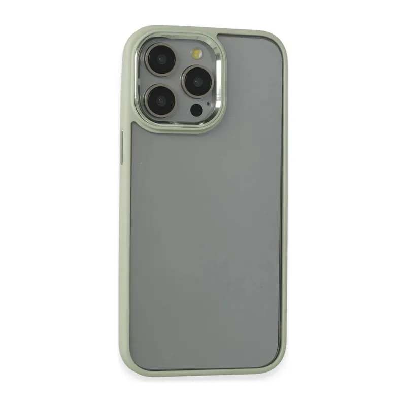 Apple iPhone 14 Pro Max Uyumlu Kılıf Power Silikon - Yeşil