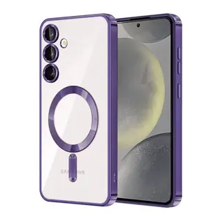 Samsung Galaxy S24 Uyumlu Kılıf Kross Magneticsafe Kapak - Mor
