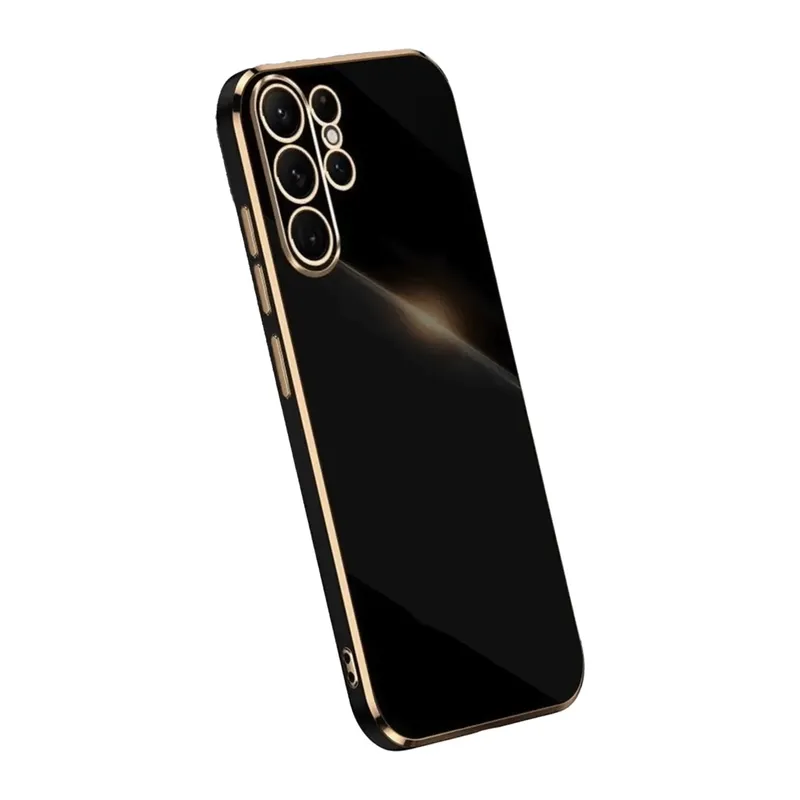 Samsung Galaxy S24 Ultra Uyumlu Kılıf Volet Silikon - Siyah