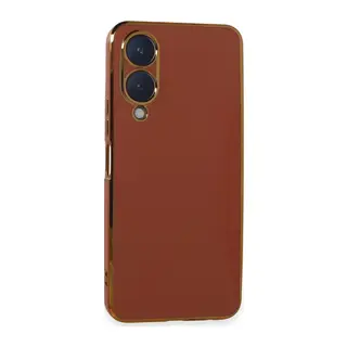 Vivo Y17S Uyumlu Kılıf Volet Silikon - Kırmızı