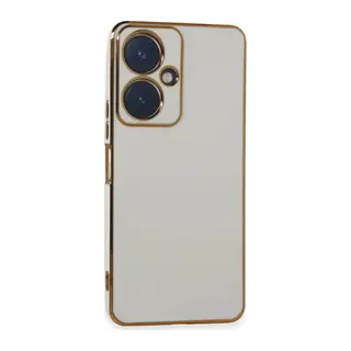 Vivo Y27 Uyumlu Kılıf Volet Silikon - Beyaz