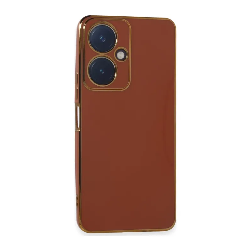 Vivo Y27 Uyumlu Kılıf Volet Silikon - Kırmızı
