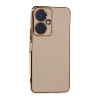 Vivo Y27 Uyumlu Kılıf Volet Silikon - Pembe